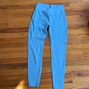 Like new Alphalete leggings. Size Large. Baby blue color